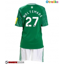 Otroške Nogometnih dresov Newcastle United Nick Woltemade #27 Gostujoči 2025-26 Kratki rokavi (+ hlače)